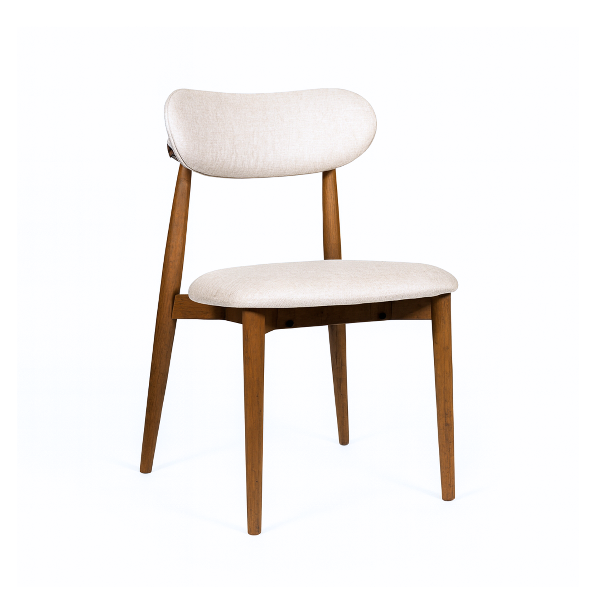Lillian Dining Chair: Beige Linen